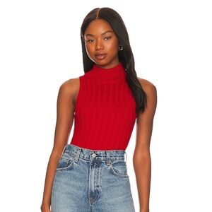 Superdown Montana Knit Top - Red